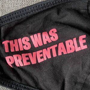 Collectible Statement Piece Cotton Face Mask Pandemic Era Memorabilia